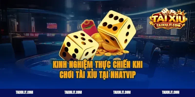 Kinh nghiệm thực chiến khi chơi Tài Xỉu tại Nhatvip