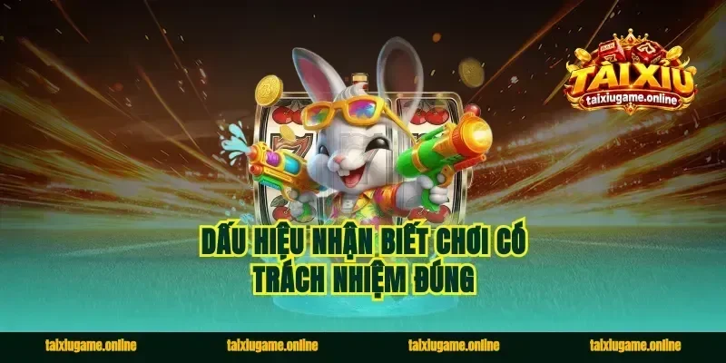 Dấu hiệu nhận biết chơi có trách nhiệm đúng